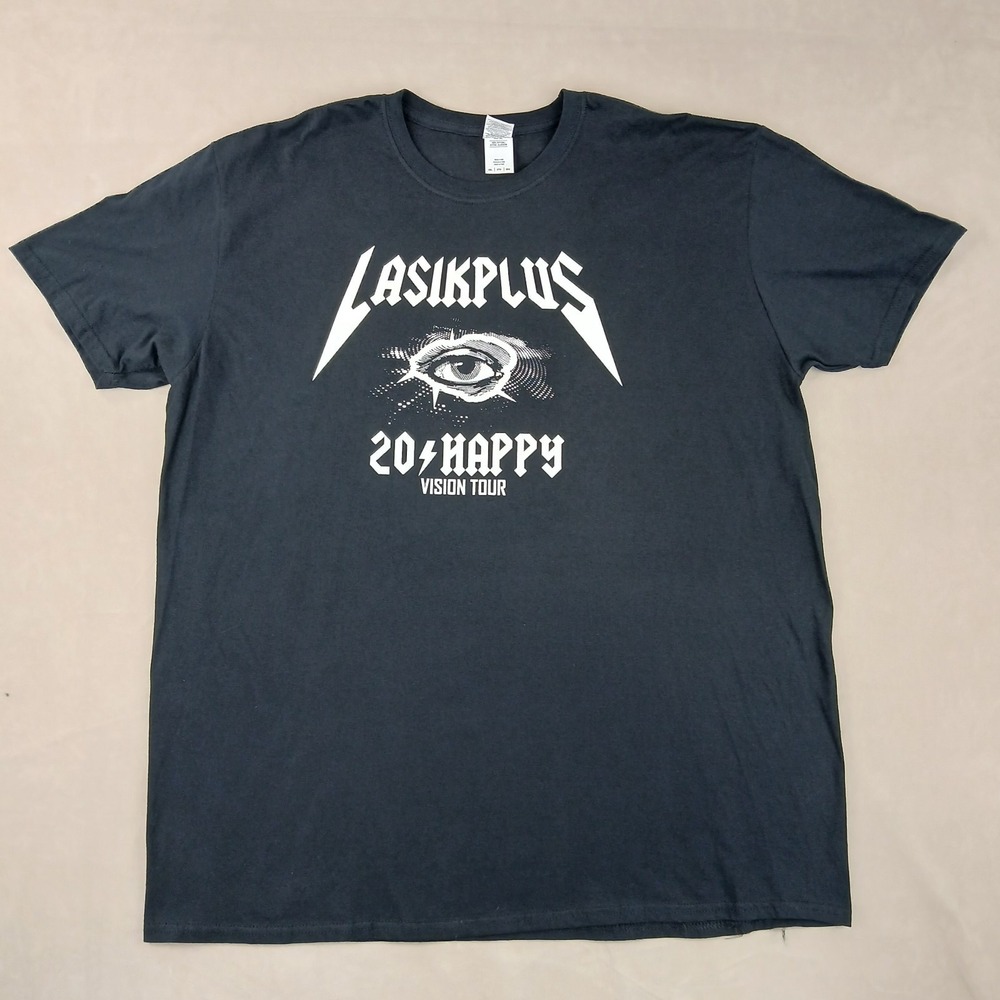 Gildan Softstyle Lasikplus 2XL Mens T Shirt  20 Happy Vision Tour 25x31‎